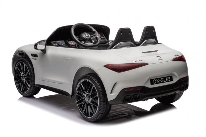 Elektrisches Kinderauto Mercedes AMG SL63 Weiß