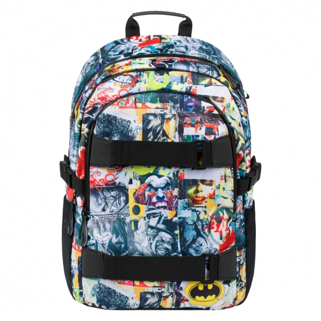 3er-Set Skate Batman Comics: Rucksack, Etui, Beutel