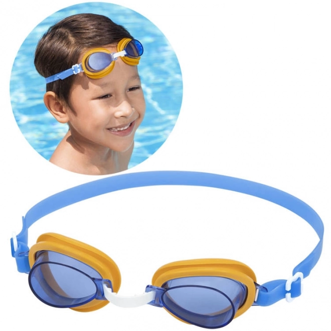 Bestway Hydro Swim Lil' Lightning Schwimmbrille für Kinder 3+ – blau