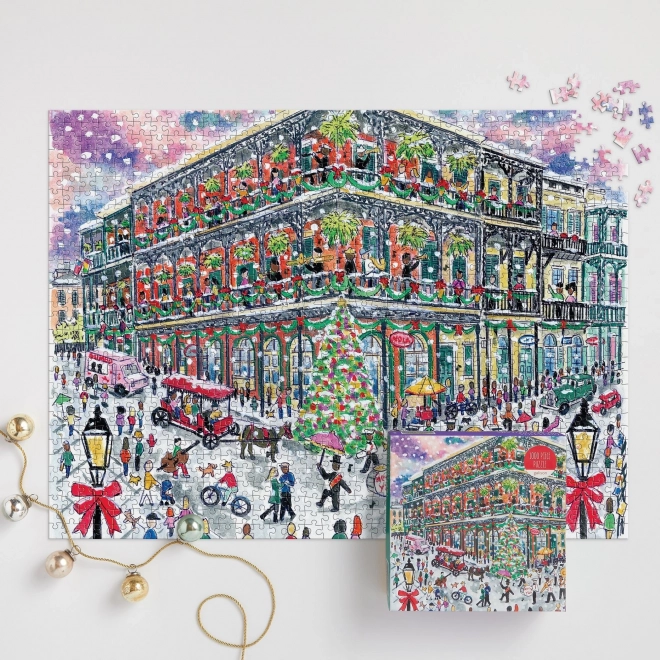 Weihnachtspuzzle New Orleans von Galison