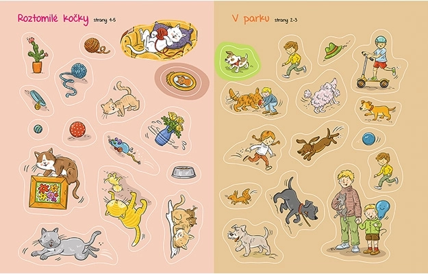 Stickerbuch Haustiere