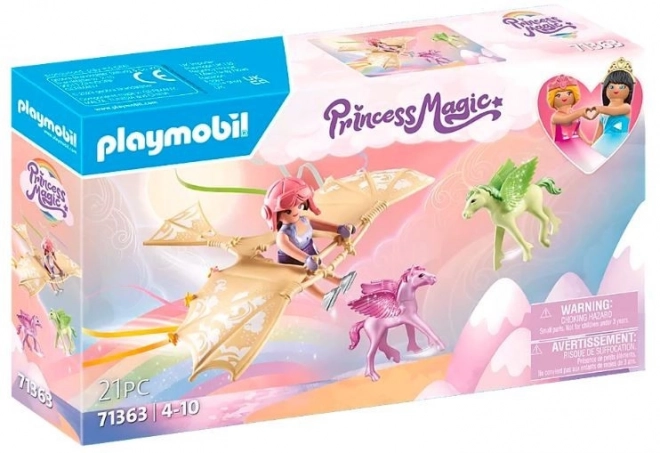 Prinzessin Magic Himmelsabenteuer mit jungem Pegasus