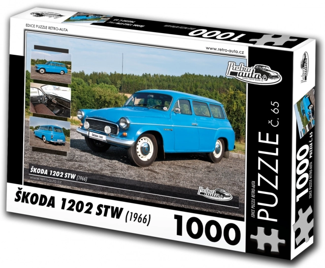 Retroauta Puzzle Škoda 1202 STW