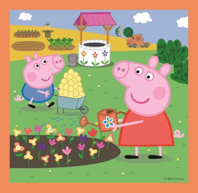 Trefl Puzzle Peppa Wutz: Fantastische Ideen 3-in-1