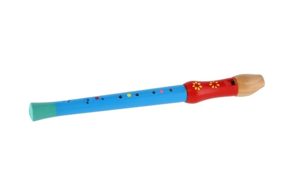 Holzflöte Bunte Farben 33cm