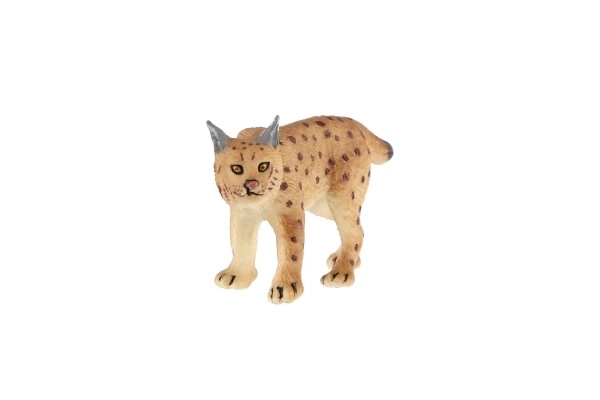 Plastik Luchs Figur 8cm im Beutel