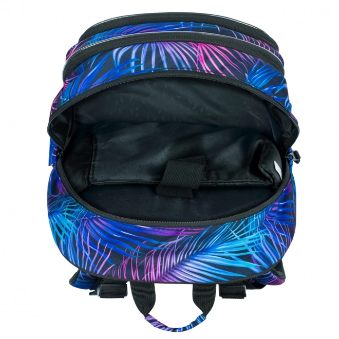BAAGL 3 SET Core Palm: Rucksack, Mäppchen, Beutel