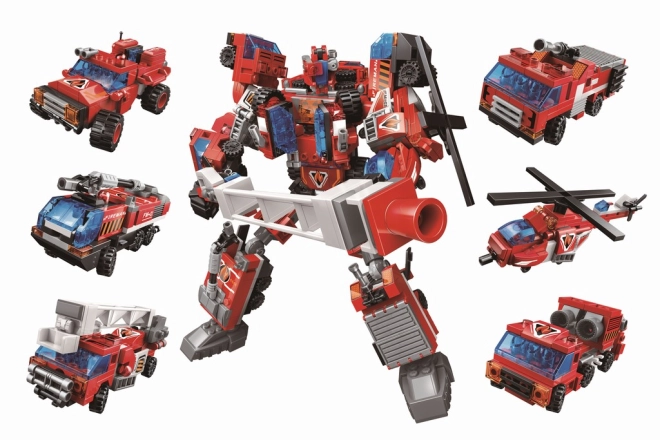 Bauen Sie den Feuerwehr-Mech aus der gesamten Serie