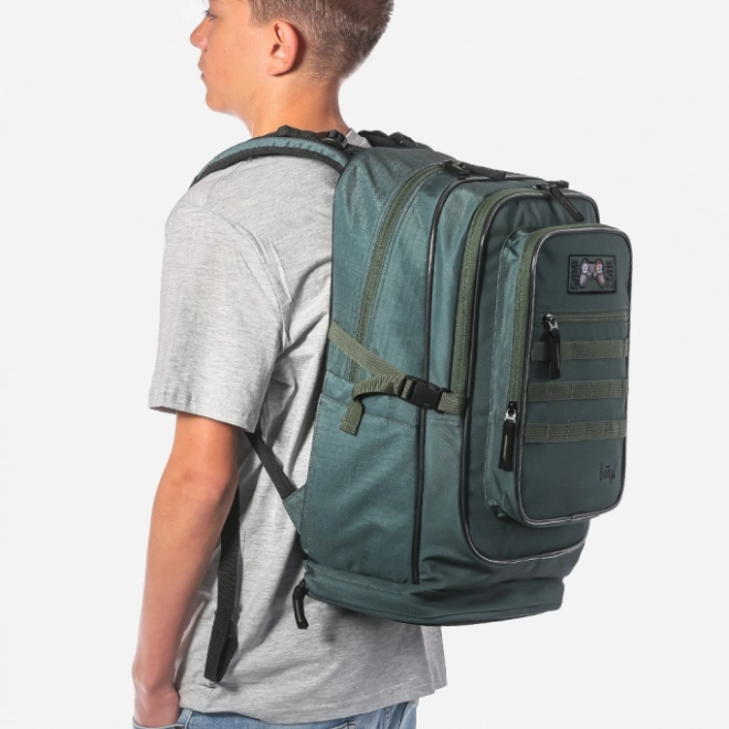 Baagl Set 3 Cubic Grove: Rucksack, Federmäppchen, Beutel