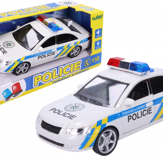 Polizeiauto mit Effekten 24 cm – tschechische Verpackung