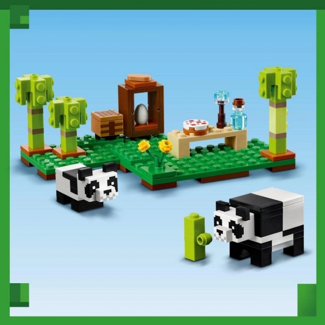 Lego Minecraft Panda-Reservat