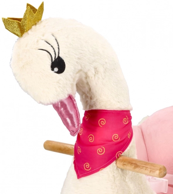 Schaukelstuhl Swan Queen mit Rollen