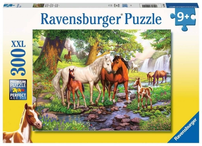 Ravensburger Puzzle Pferde am Fluss XXL 300 Teile