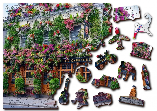 Holzpuzzle London Pub 2-in-1