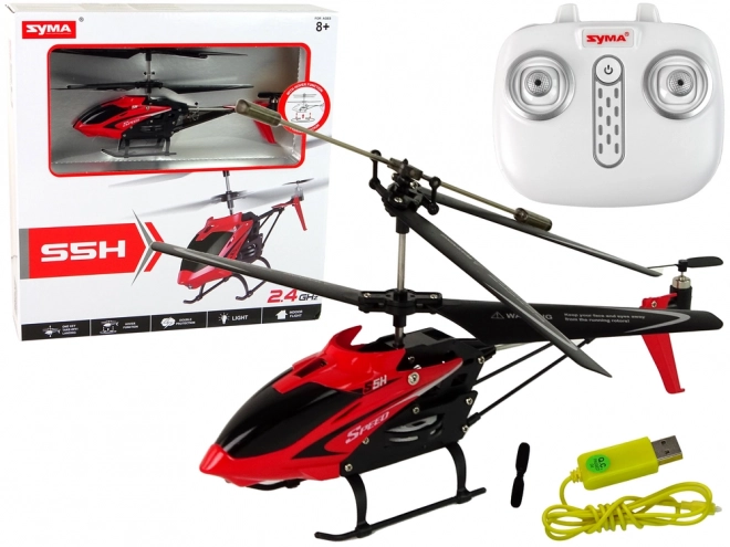 Ferngesteuerter Helikopter Syma S5H Rot