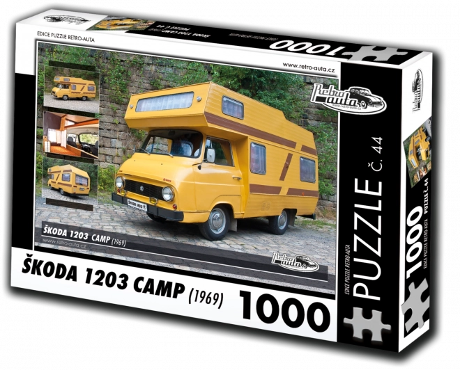 Retro Autos Puzzle Škoda 1203 Camp 1969