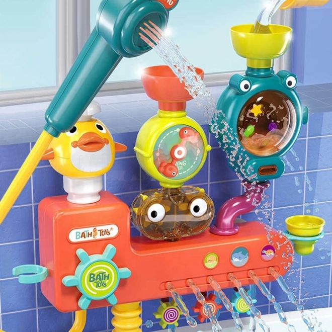 Woopie Wasserspielzeug Badewannen-Karussell mit Gießbechern