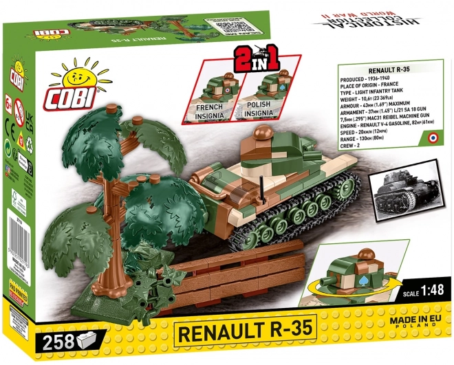 Renault R-35 Panzerset aus Bausteinen