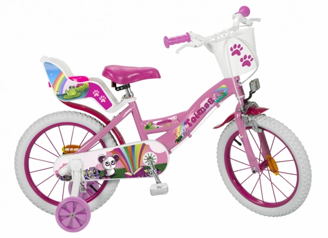 Toimsa Fantasy Kinderfahrrad rosa/weiß 16"