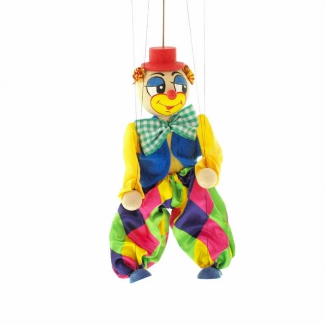 Große Holzpuppe - Clown
