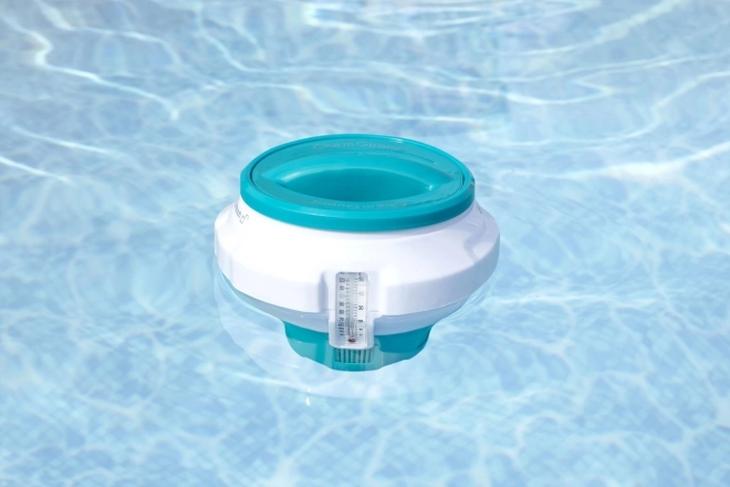 Schwimmdosierer für Poolchemie mit Thermometer von Bestway