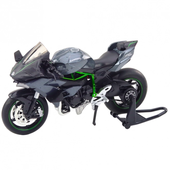 Metallsportmotorrad mit Licht- und Soundeffekten