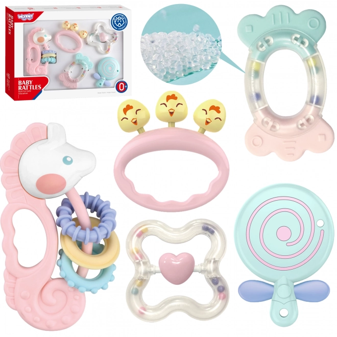 Woopie Baby Spielset Rassel-Beißringe