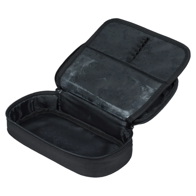 Schulmäppchen Etui Skate Uni Schwarz