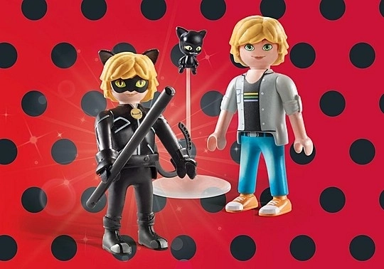 Miraculous Figuren Set Adrien und Cat Noir