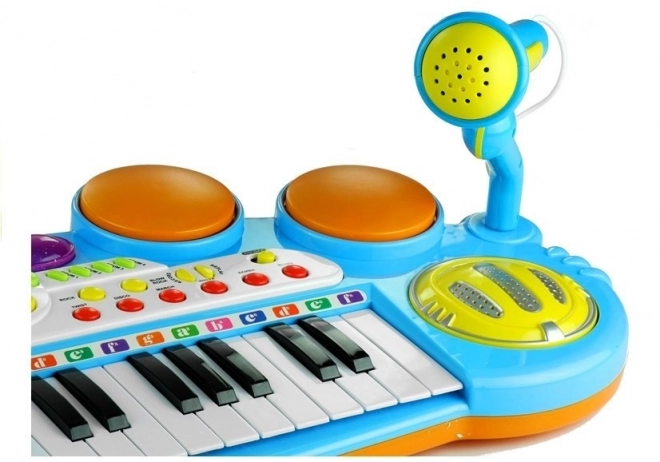 Musikspielzeug Keyboard Mit Mikrofon Und Hocker