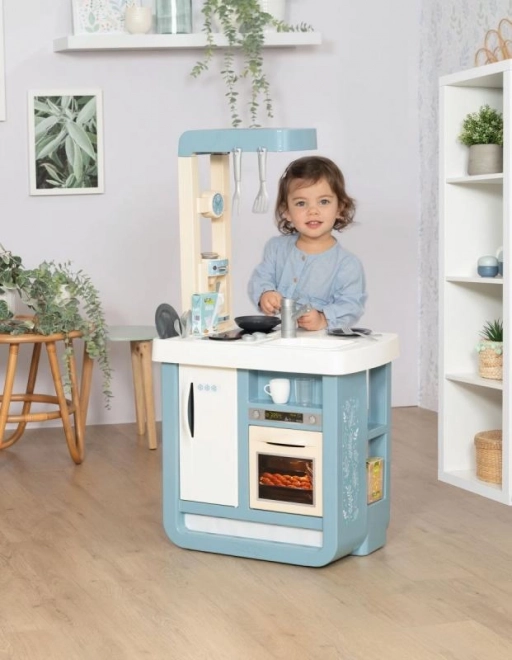 Elektronische Kinderspielküche Bon Appetit in Blau-Weiß