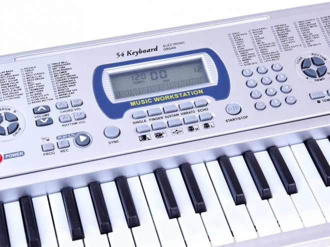 Kinder Keyboard mit Mikrofon 54 Tasten