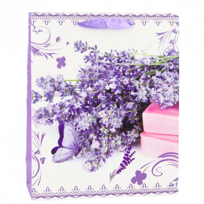 Geschenktasche Lavendel