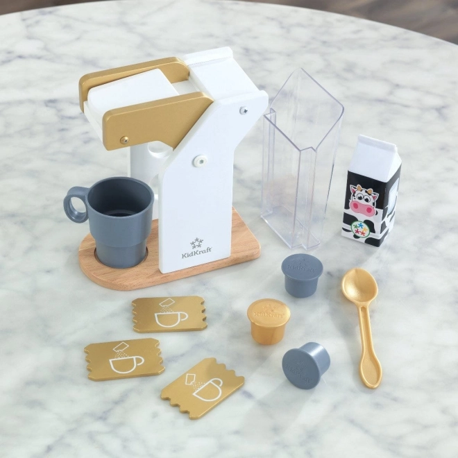 KidKraft Kaffeemaschine mit Zubehör - Gold