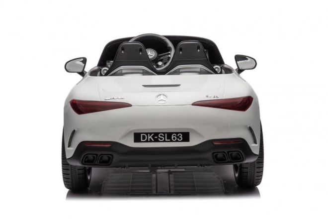 Elektrisches Kinderauto Mercedes AMG SL63 Weiß