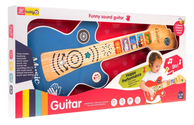 Kinder E-Gitarre mit Lichtfunktion