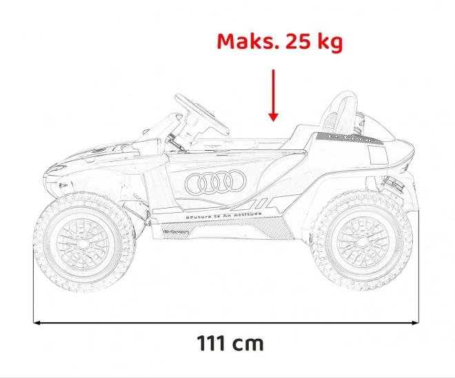 Audi RSQ E-TRON Fahrzeug Grau
