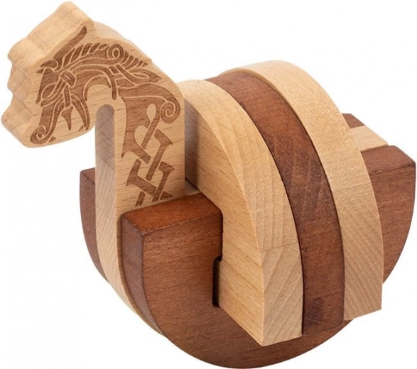 Profesor Puzzle: Wikingerschiff aus der Drachenkollektion Lost and Found