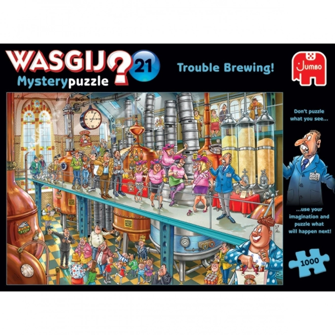 Wasgij Mystery 21 Puzzle: Ärger naht! 1000 Teile