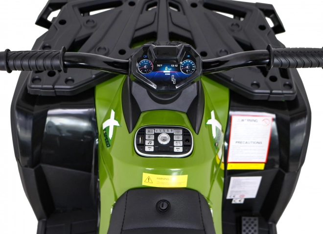 Kinder-Quad XT-Speed Grün + 4x4 + EVA + Langsamer Start + MP3 Radio + LED-Leuchte