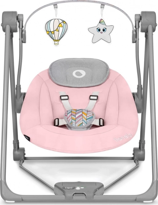 Babywippe Otto Rosa von Lionelo – Rosa Baby