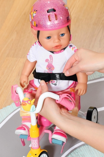 Sicheres Fahren mit Gurten und Schlaufen an den Pedalen