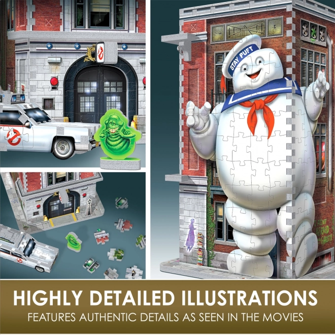 3D Puzzle Ghostbusters Feuerwache von Wrebbit