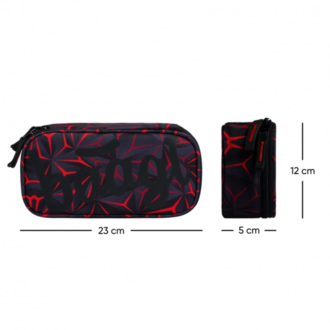 BAAGL Kern Roter Polygon Rucksack Set