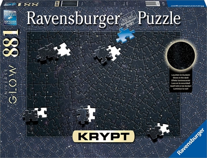 Leuchtendes Puzzle Krypt Weltraumglanz 881 Teile