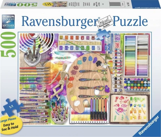 Ravensburger Puzzle Künstlerpalette XXL 500 Teile