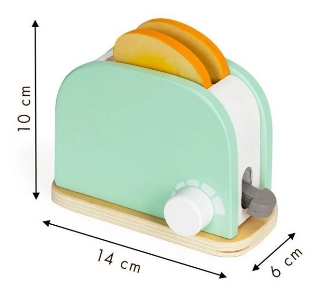 Ökotoys Frühstückstoaster Grün