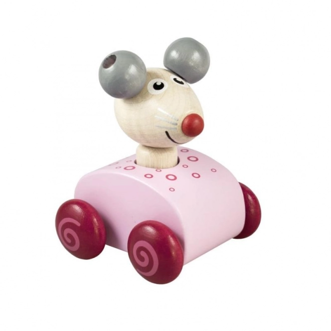 Quietschende rosa Maus Spielzeug
