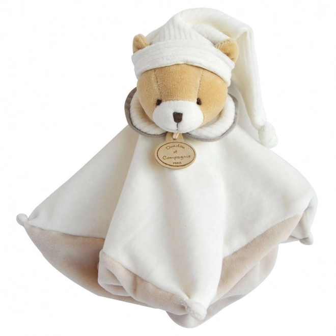 Doudou Geschenkset Grauer Plüsch-Bär 25 cm