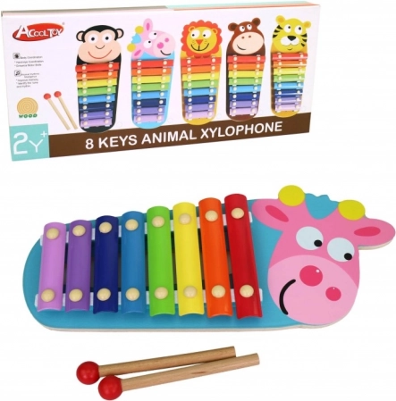 Holz-Xylophon für Kinder, 34 cm